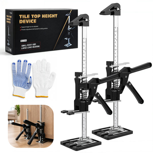 Agesis 2 Pack Furniture Jack, 15 Inch Labor Saving Arm Jack Handle, Height Adjustment Lifting Tool for Cabinets, Doors and Wall Tile, Load 440 LB