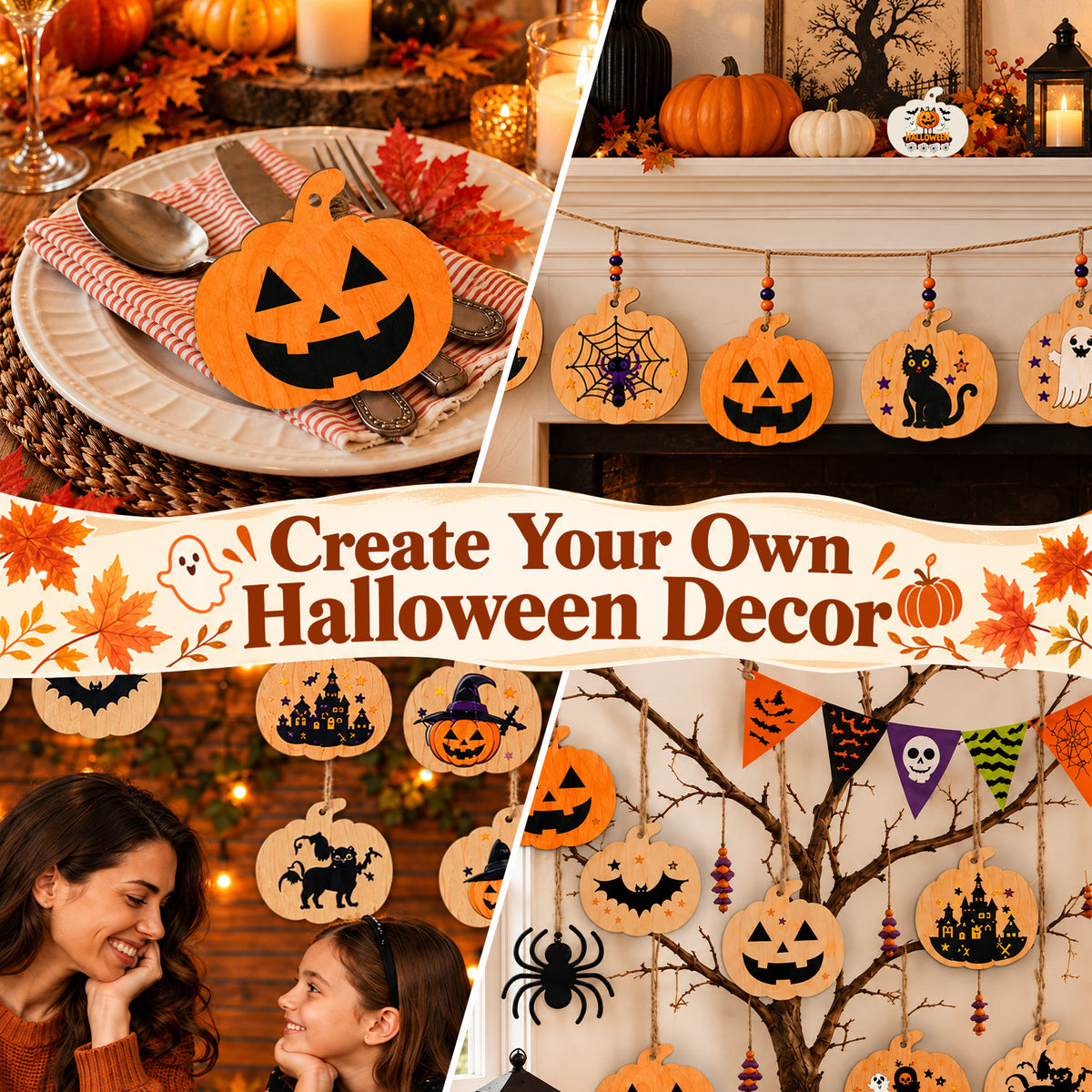 Agesis 70 Pack Wooden Pumpkin for Crafts, 3.5 x 3 inch Blank Pre-drilled Wood Pumpkins Cutouts for Painting, DIY Crafts, Fall Decor, Halloween and Thanksgiving Ornaments