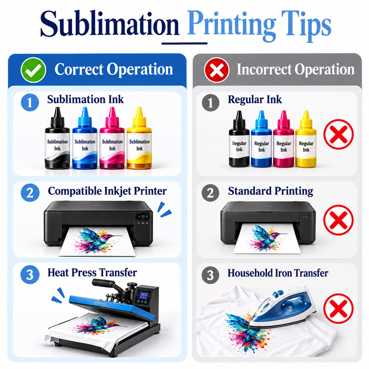 Agesis Sublimation Paper 8.5 x 11 inch, 100 Sheets 125gsm sublimation transfer paper for T-Shirts, Tumblers and Mugs, Compatible with Sublimation Ink and Inkjet Printers
